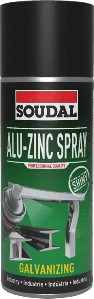 SOUDAL ZINC SPRAY SHINY 400ML 